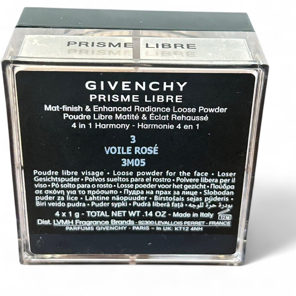 Givenchy Prisme Libre#3 Voile Rose, Mat-Finish&Enhanced Loose Powder 4n1 Harmony - Picture 6 of 10